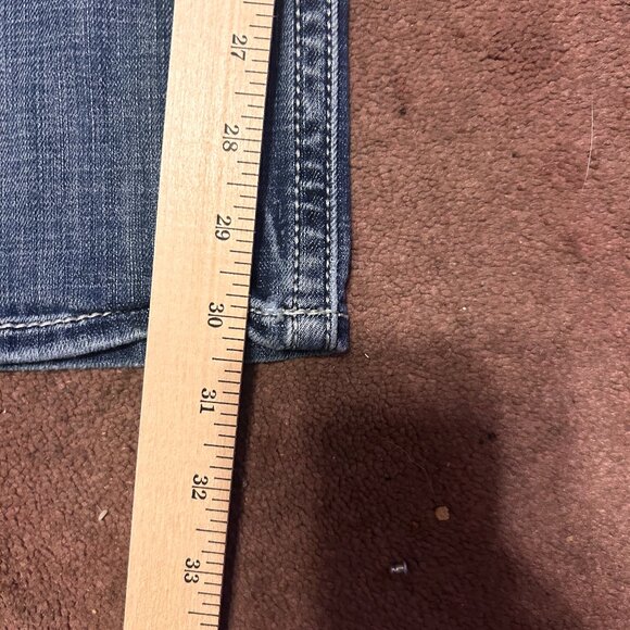 BKE Denim Aiden Bootcut Denim Men's Size 31 x 32 Blue Distressed style Stretch - Picture 10 of 10